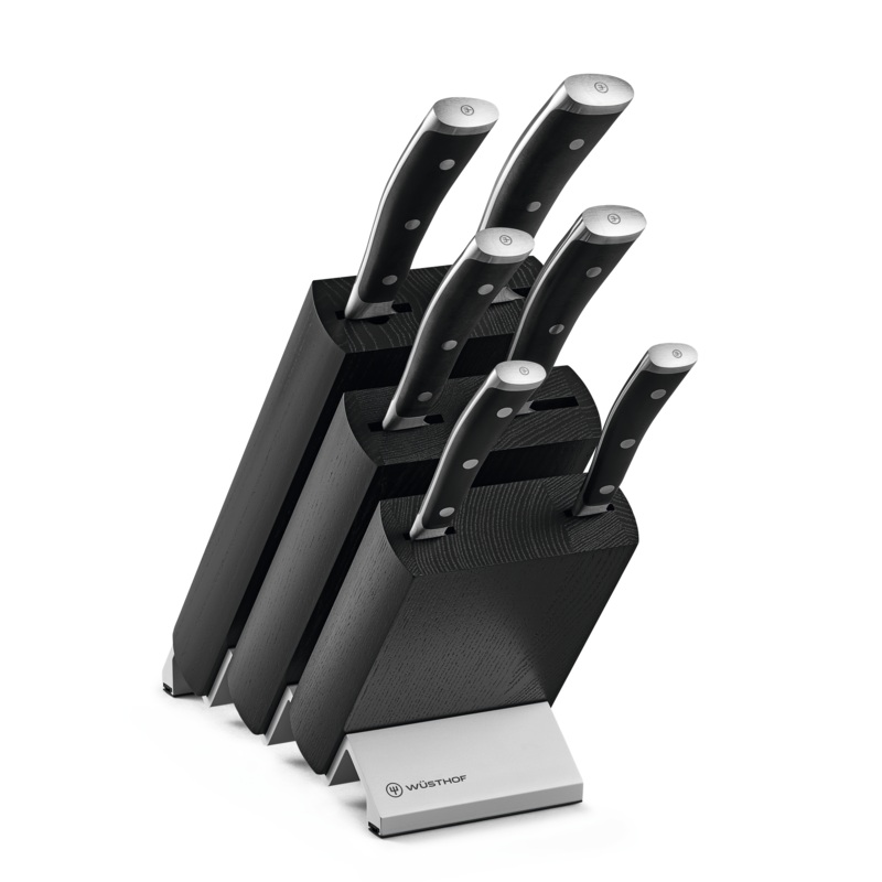 Wsthof Classic Ikon 7 pcs. Black Knife Block Set