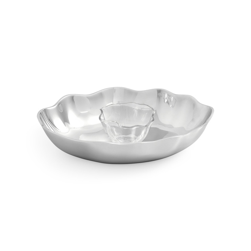 Sophie Conran Floret Chip & Dip Server 14.75"