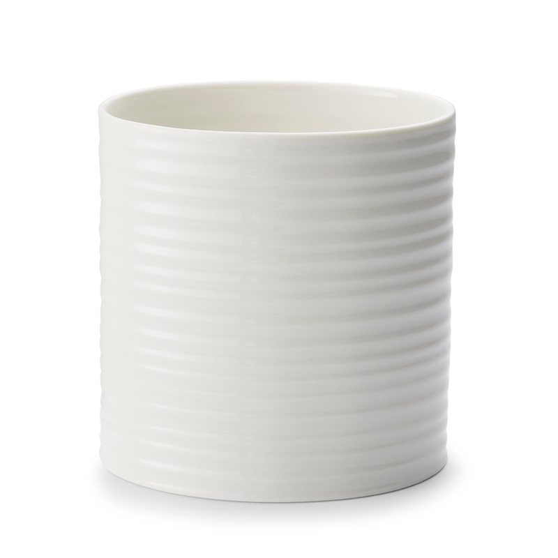 Sophie Conran White Oval Utensil Jar 7.5"
