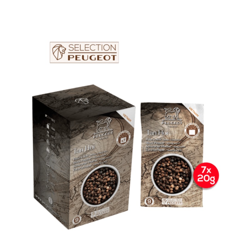 Tan Hoi Black Pepper 140g - Vietnam. Box of 7 x 20g sachets