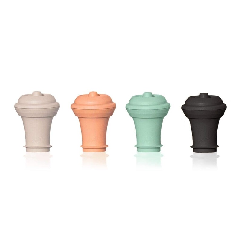 Vacu Vin LOOP Vacuum Wine Stoppers 4/ST Loop Colours