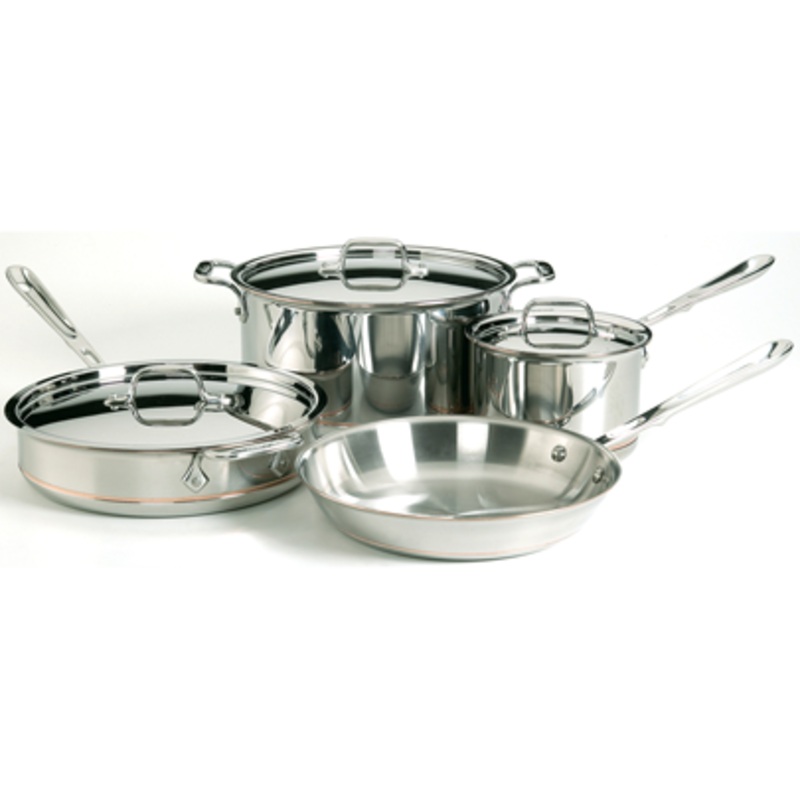 All-Clad Copper Core  7 piece set