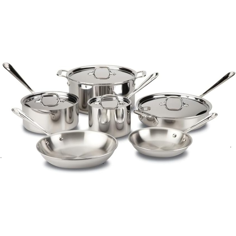 All-Clad D3 10pc Brushed Curated Set
