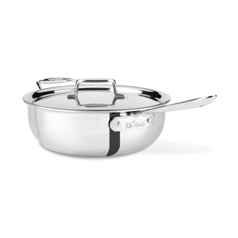 ALL-CLAD d5 STAINLESS Polished 4-Qt Essential Pan