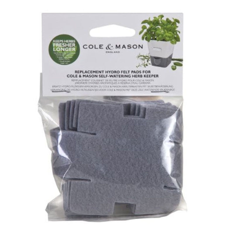 Cole & Mason Hydro Felt Pad Refill - Pack of 6