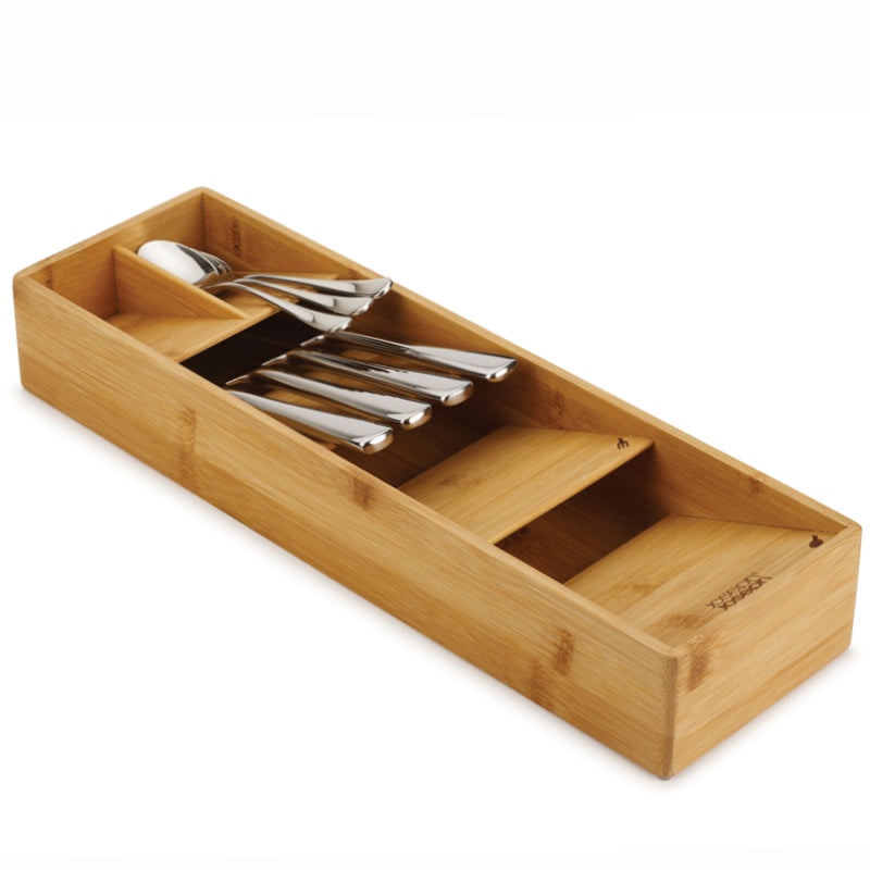 Joseph Joseph DrawerStore Bamboo Compact Cutlery Organizer