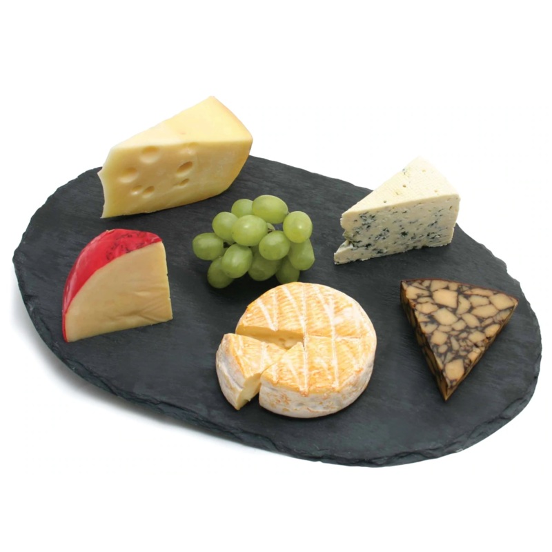 Cheese Serving Board | Oval Slate Board | Swissmar
