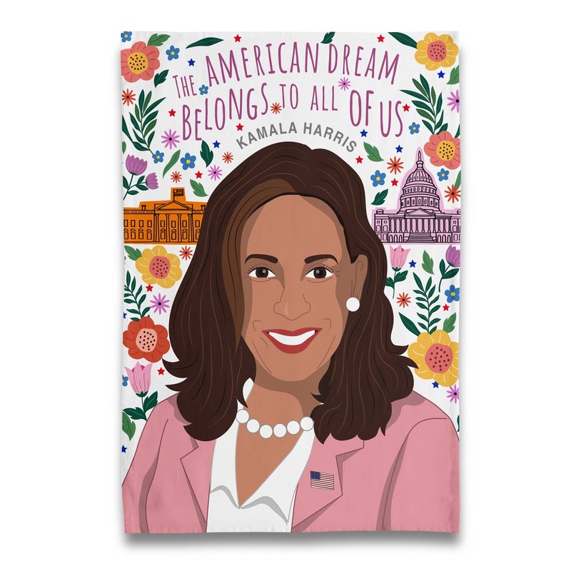 Naked Decor - Kamala Harris Tea Towel- All Things DC Collection