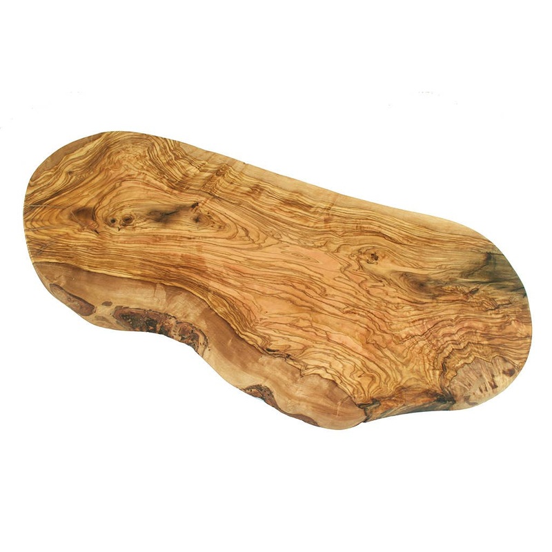 olivenholz-erleben - Natural cut cutting board 50 cm olive wood