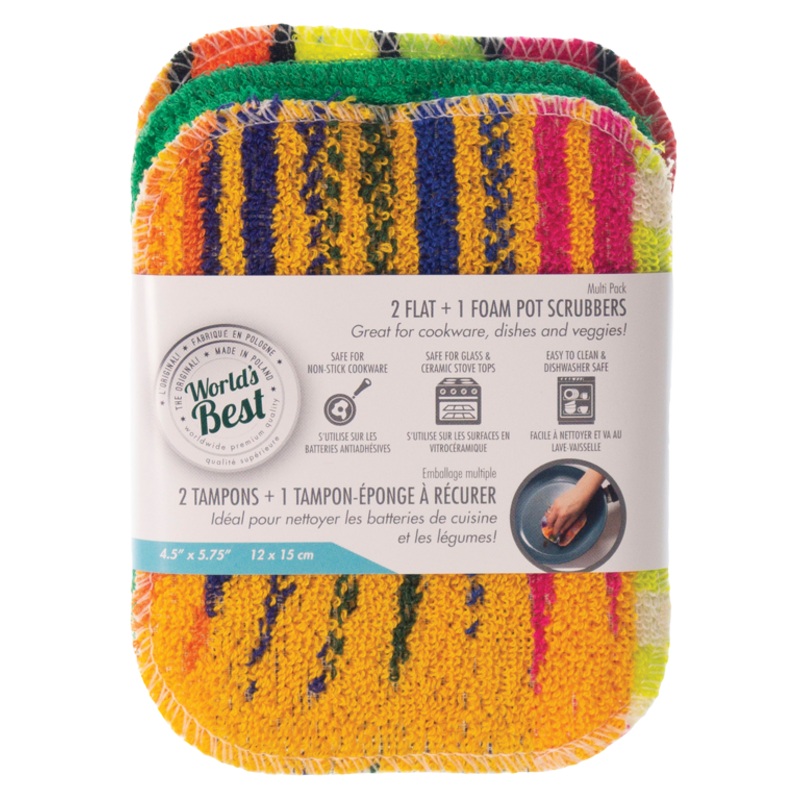 Pot Scrubbers - Multi Pack - Printed