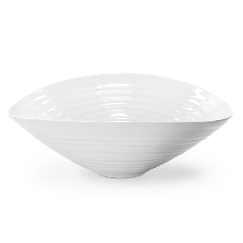 Sophie Conran for Portmeirion White Small Salad Bowl 24cm / 9.5"