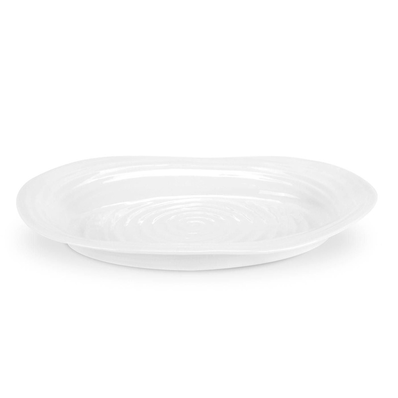 Sophie Conran White Medium Oval Plate 14.5 x 12"