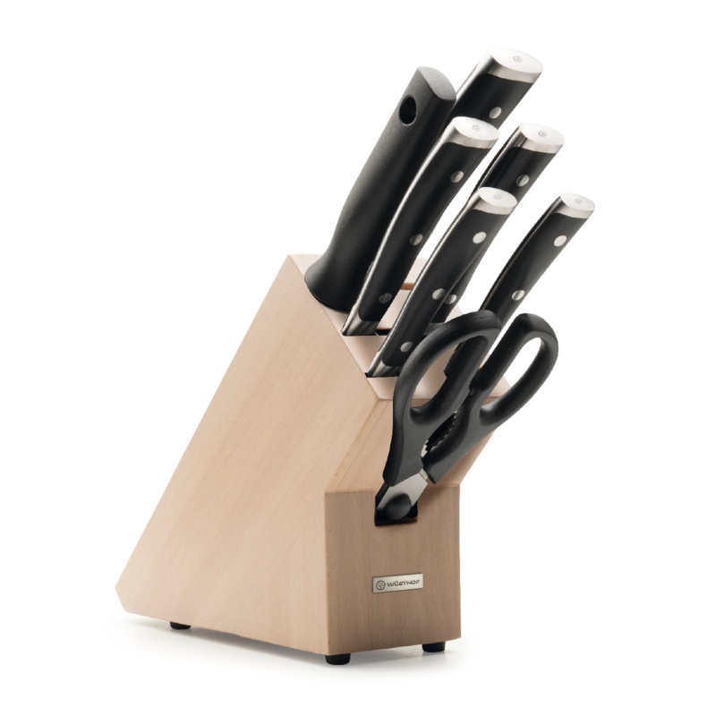 Wsthof Classic Ikon 7 pcs. Magnetic Thermo Knife Block Set