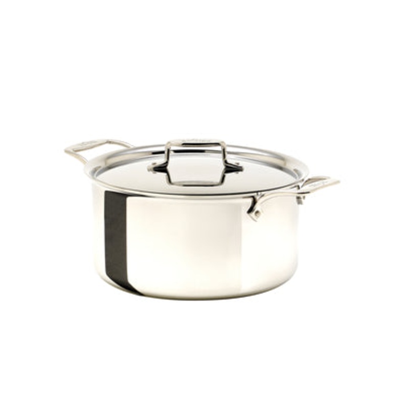 ALL-CLAD d5 STAINLESS Polished 8-Qt Stockpot