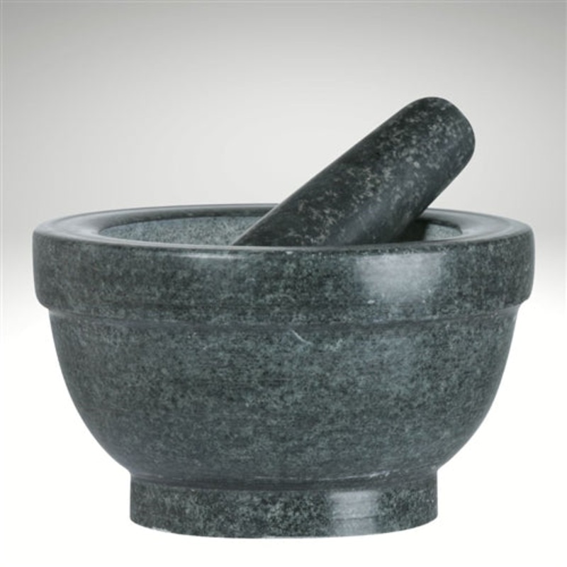 Mortar & Pestle "Giant", 5" H, Granite