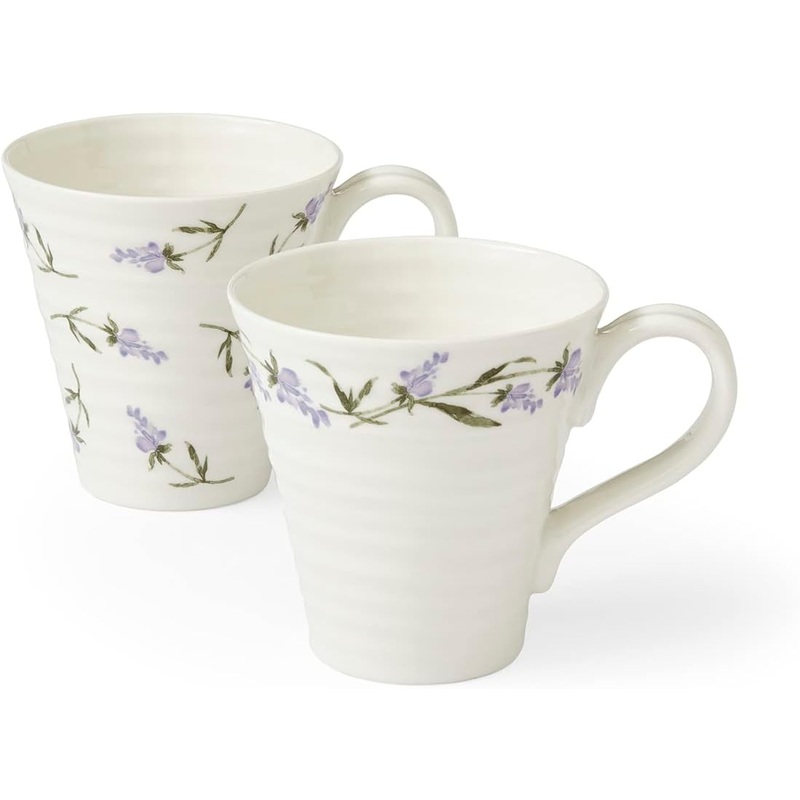 Sophie Conran Lavandula Coffee Mugs 12 oz (Set/2)