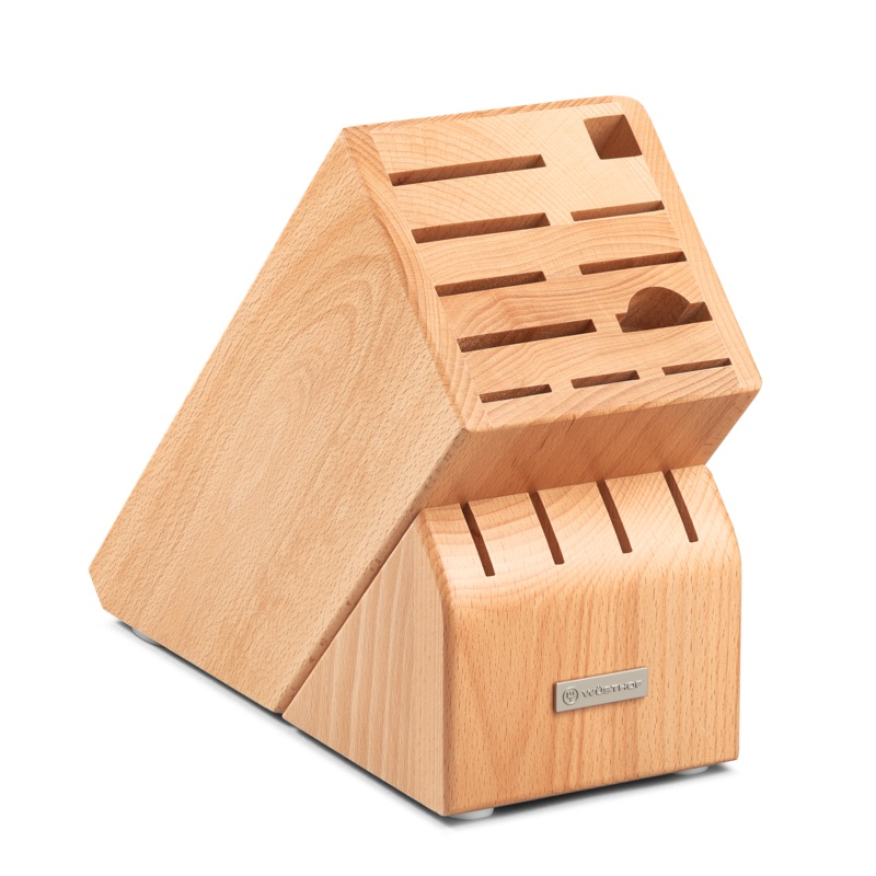 Wsthof 15-Slot Natural Beech Knife Block