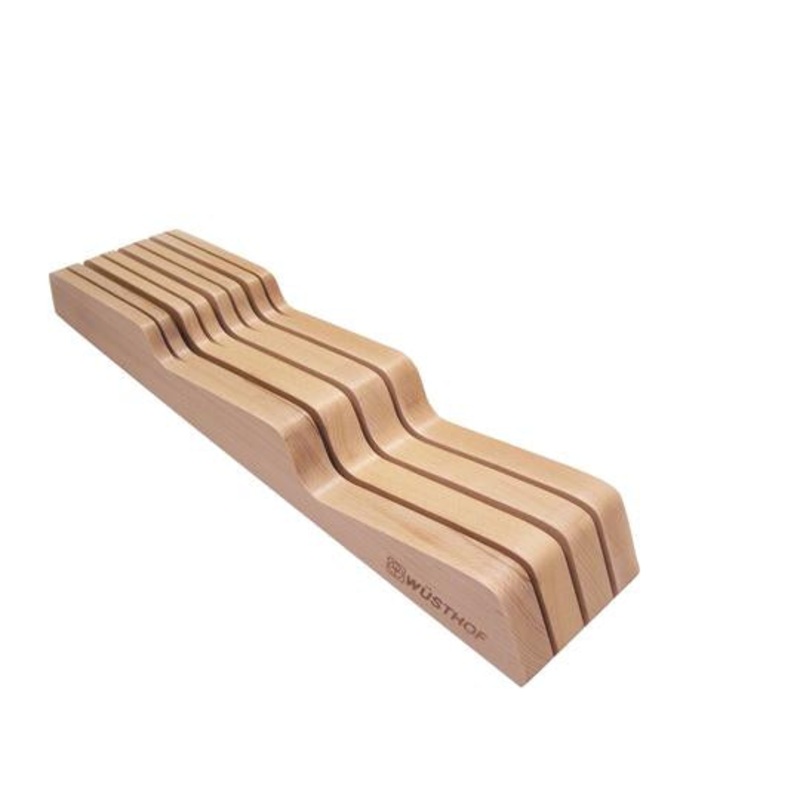 Wsthof 7-Slot Natural beechwood In-Drawer Knife Organizer - 8000