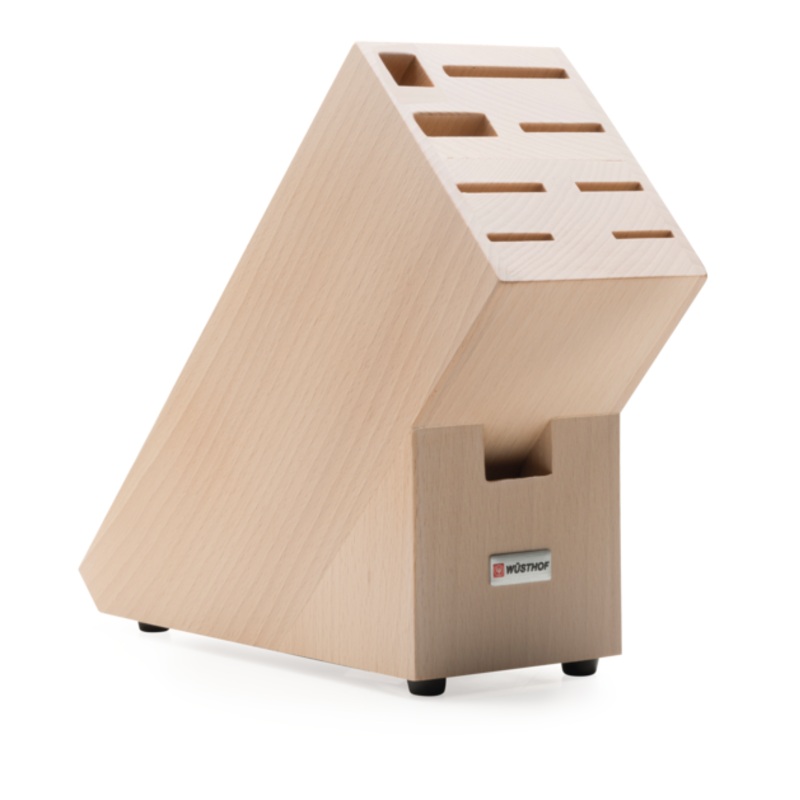 Wsthof 9-Slot Natural Beech Wood Knife Block - 7239