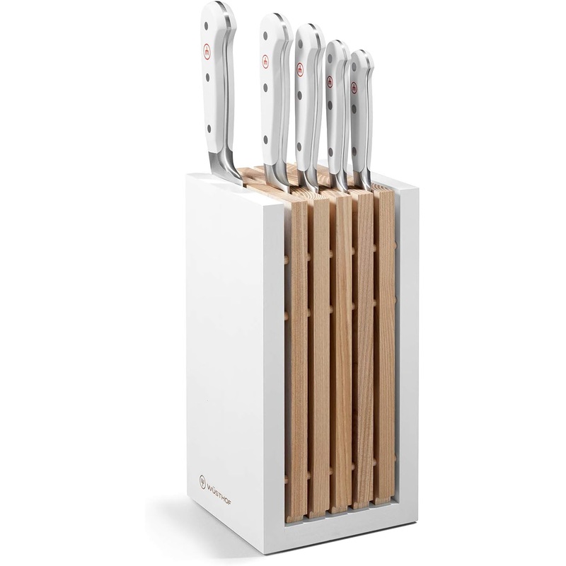 Wsthof Classic White 6pcs. Designer Knife Block Set (Santoku Version)