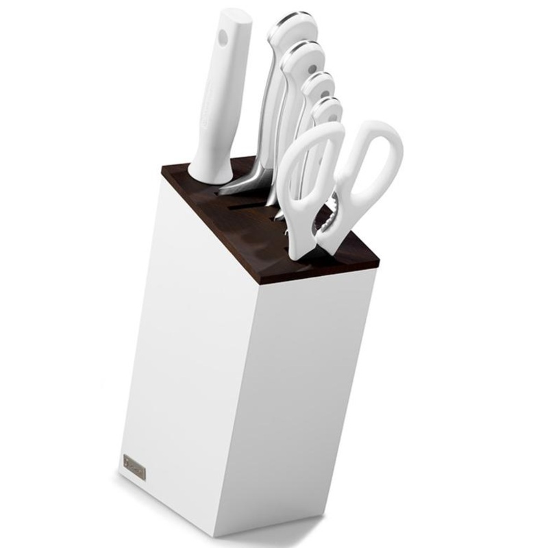 Wsthof Classic White 7pcs. Knife Block Set (Santoku Version)