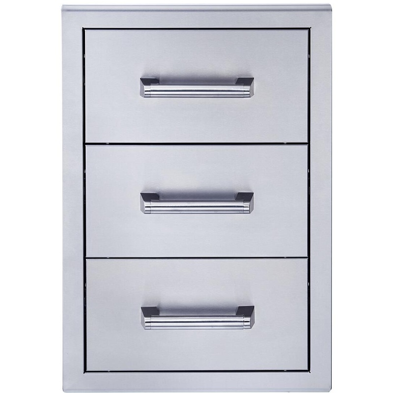 Primo 18" Stainless Steel Triple Drawer - BSAW1826T