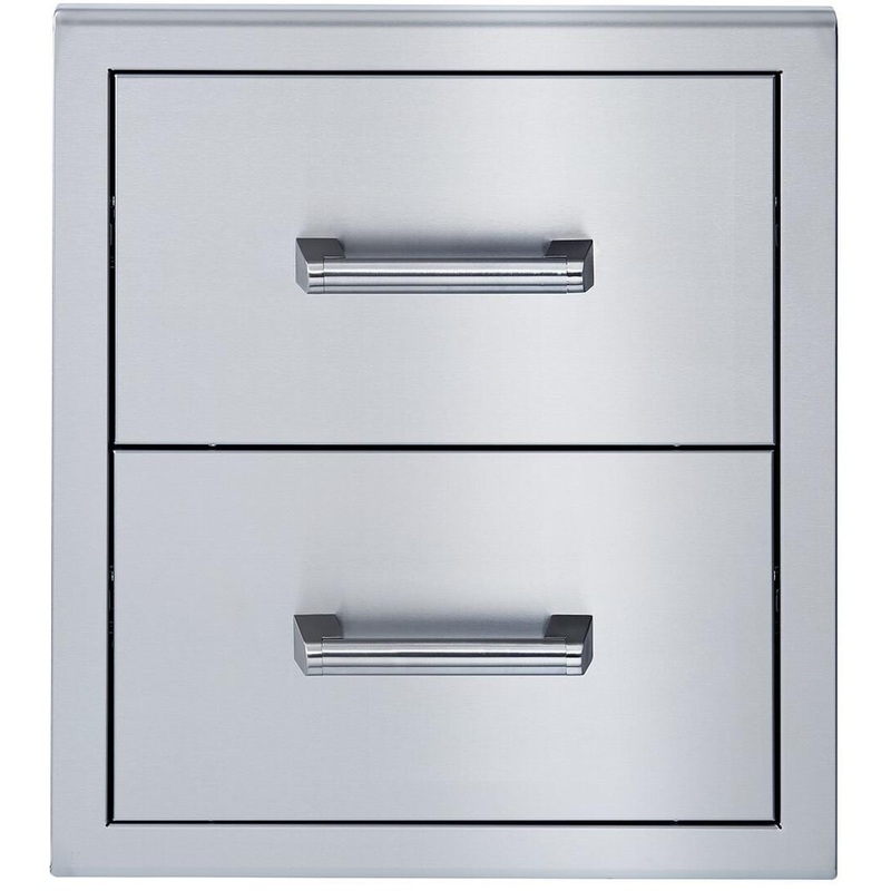 Primo 20" Stainless Steel Double Drawer - BSAW2022D
