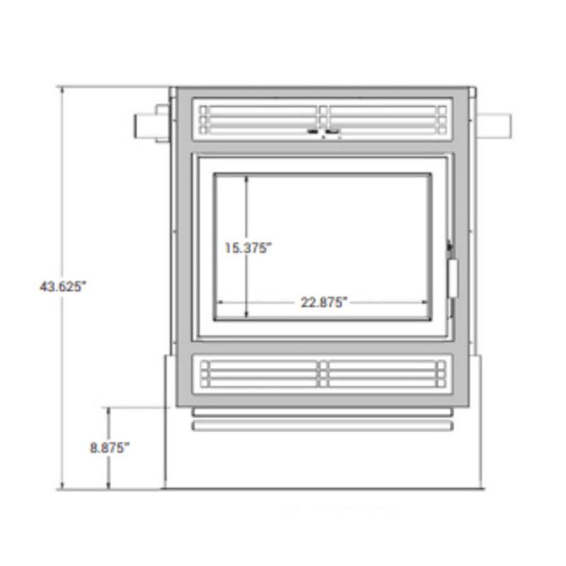 Ambiance Fireplaces Traditional Surrounds (Astra Duo 38) - 38ATDFA-11