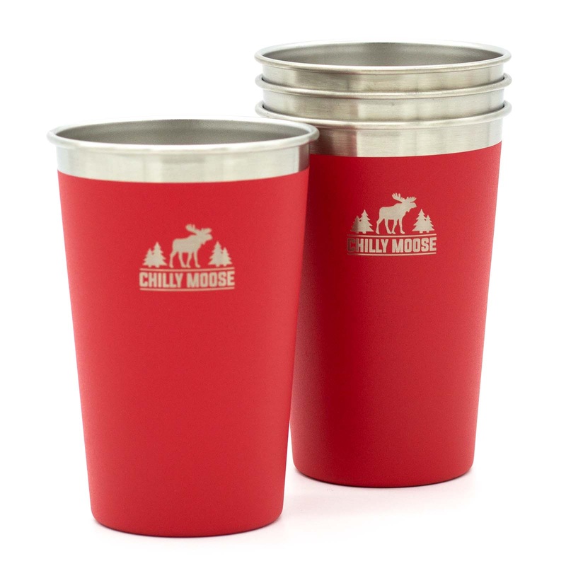 Chilly Moose Long Beach Tumblers (4-Piece Set)