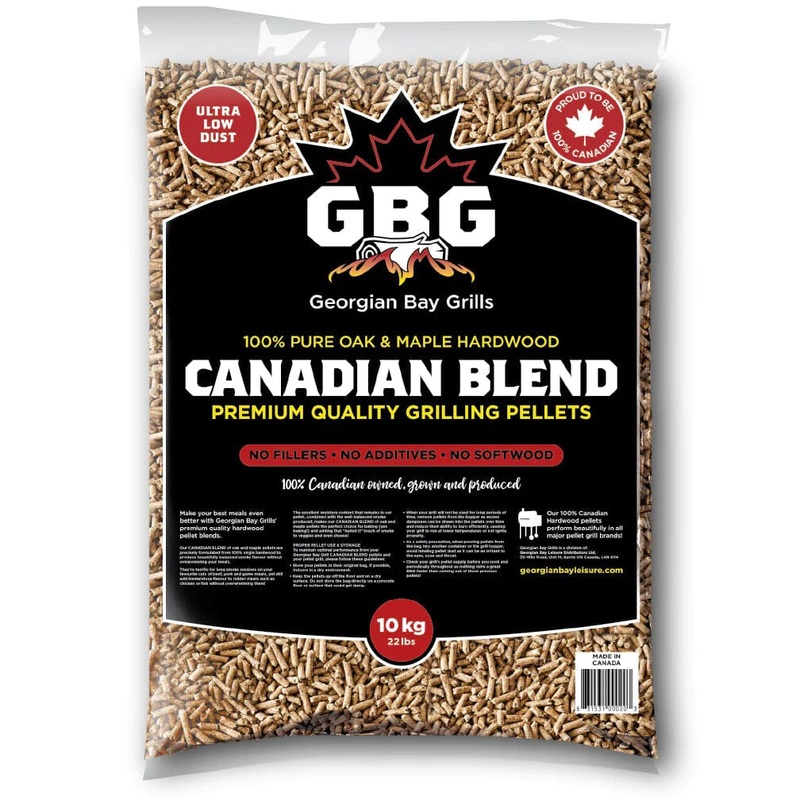 Georgian Bay Grills Grilling Pellets - Canadian Blend (22 lb.) - GBG-MAPOAKPEL