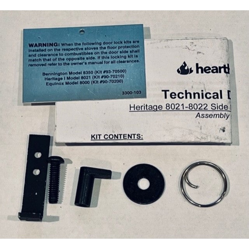 Hearthstone Side Door Lock Kit (Heritage) - 90-70210