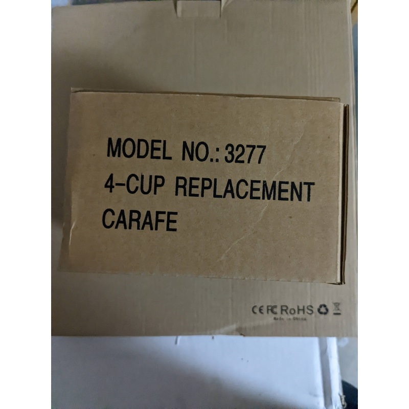 Mr. Coffee 4 Cup Replacement Carafe - 3277