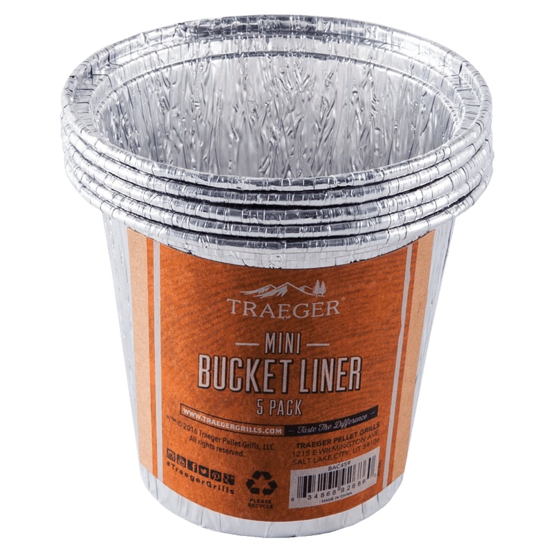 Traeger Mini Grease Bucket Liners (Scout / Ranger / PTG - 5 Pack) - BAC459