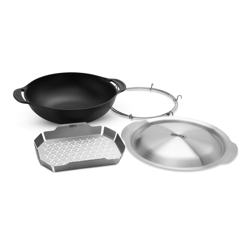 WEBER CRAFTED Wok & Steamer Set - 7606