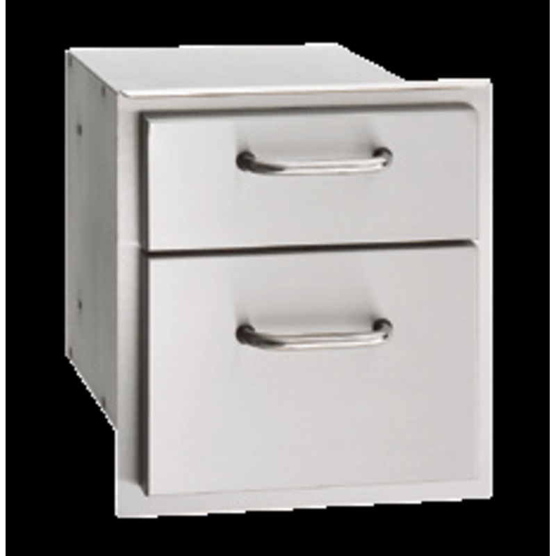 American Outdoor Grill 16" Double Drawer - 16-15-DSSD