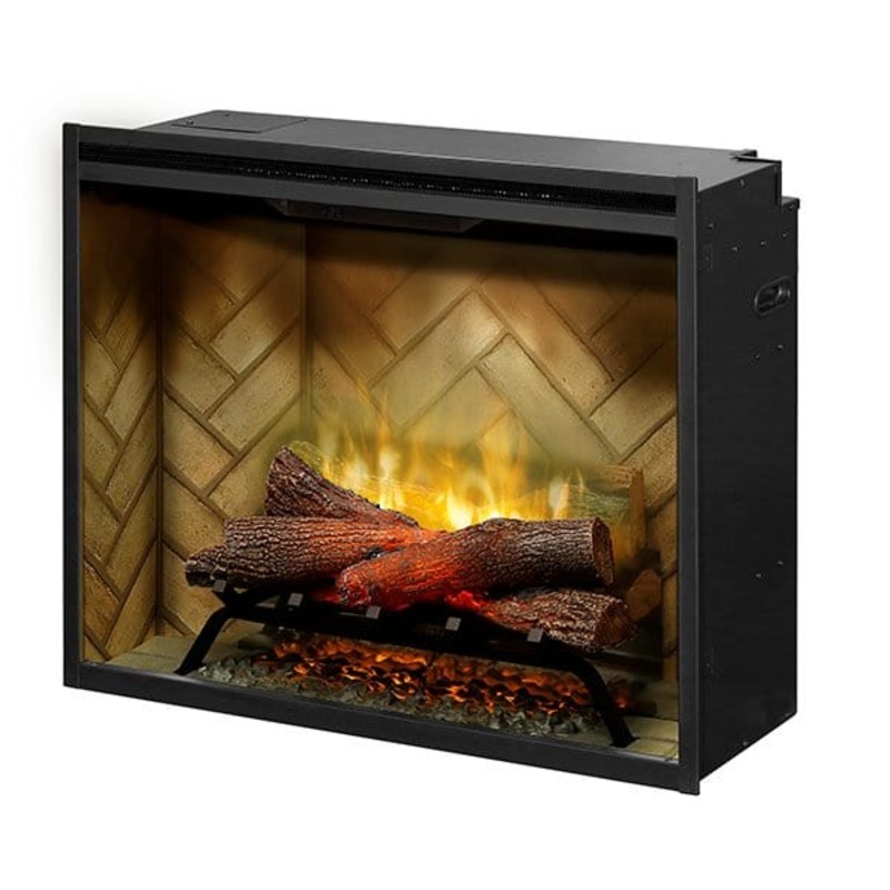 Dimplex Revillusion 30" Electric Fireplace (Herringbone) - RBF30-FG