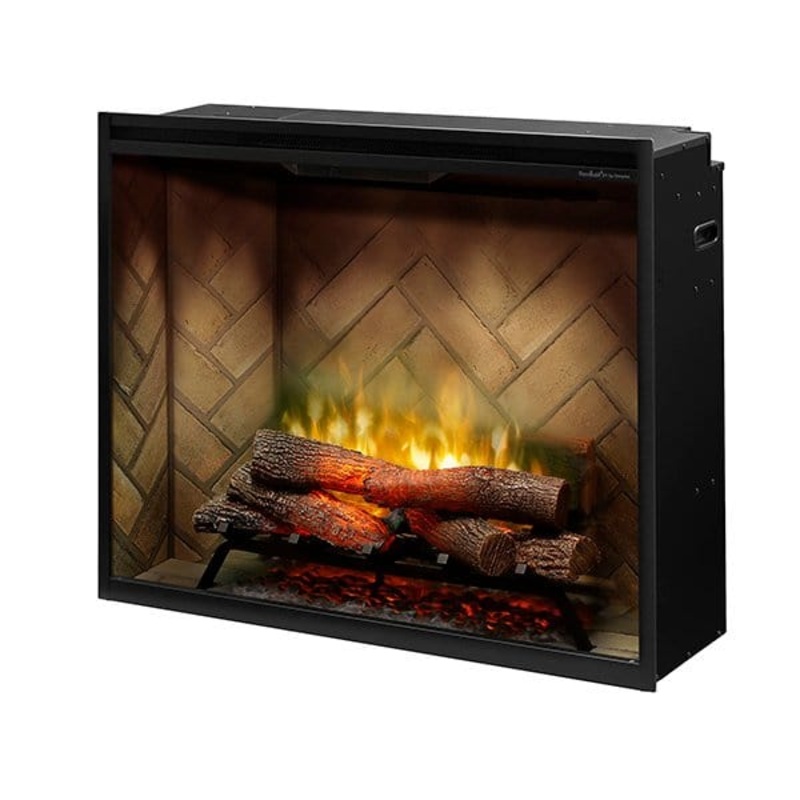 Dimplex Revillusion Portrait 36" Electric Fireplace (Herringbone) - RBF36P-FG