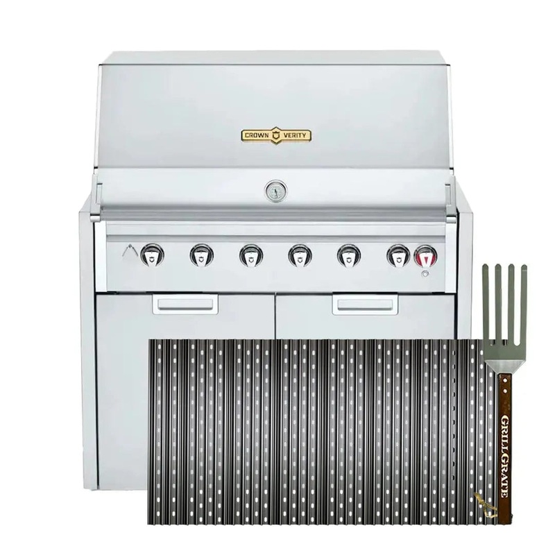 GrillGrate Custom Cut Set (Crown Verity 42" Grills) - CC20.875-24-72G