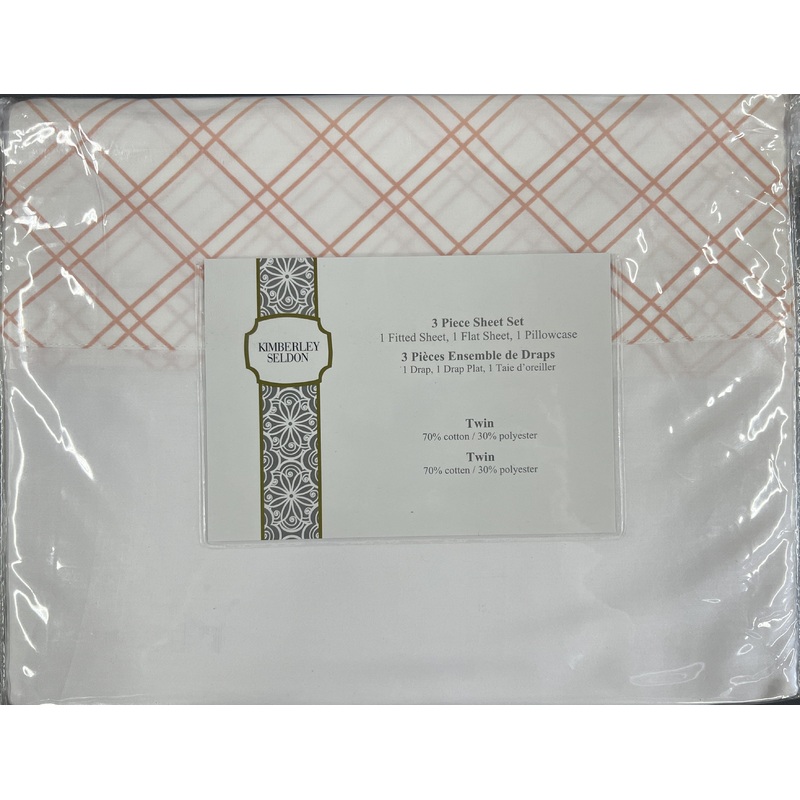Kimberley Seldon 3-Piece Sheet Set (Twin) - SHEET-TWIN