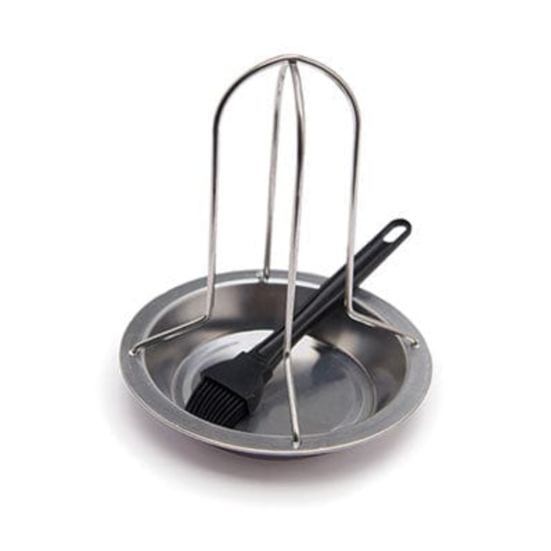 GrillPro Stainless Chicken Roaster & Brush - 41333
