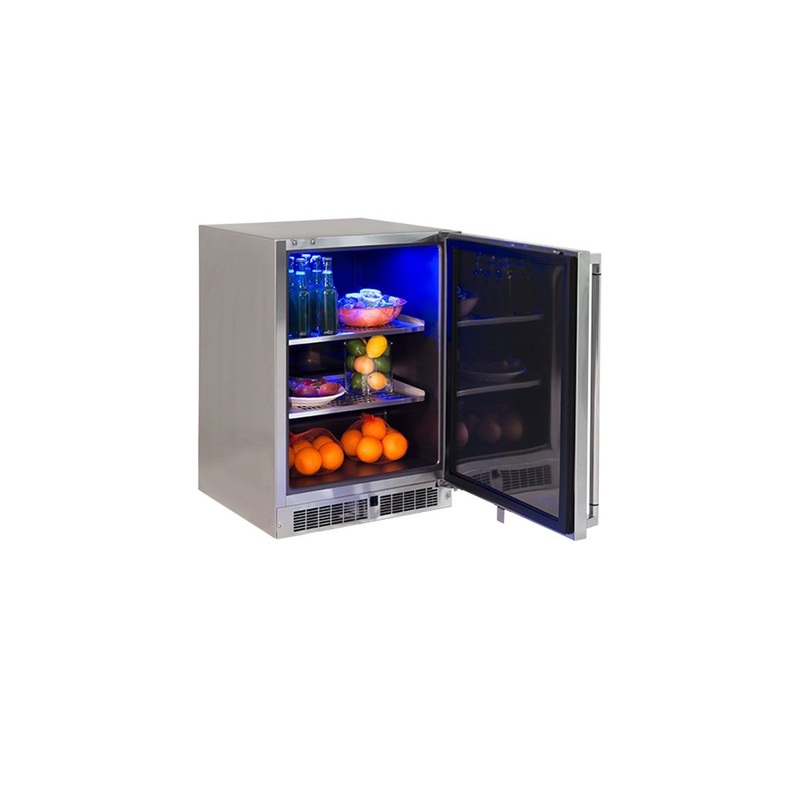Lynx Professional 24" Outdoor Refrigerator Freezer Combo Left Hinge - LN24REFCL