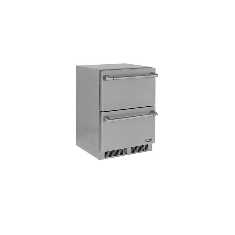 Lynx Professional 24" Two Drawer Refrigerator - LN24DWR