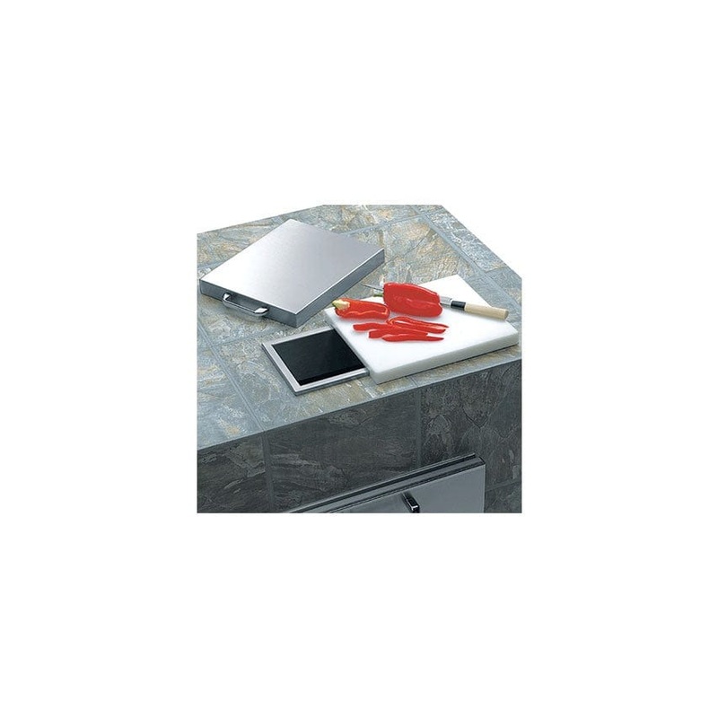 Lynx Professional Countertop Trash Chute w. Cutting Board & Cover - L18TS