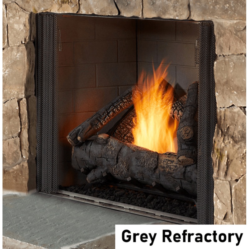 Majestic Courtyard 36 Outdoor Gas Fireplace (Concrete Refractory)