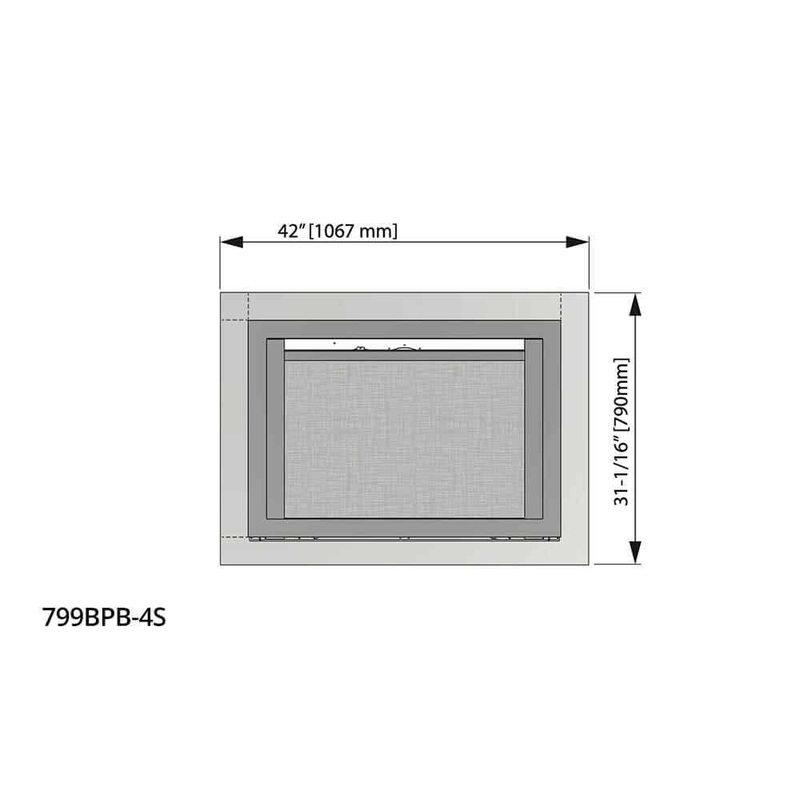 Valor 4-Sided Backing Plate - 799-BPB-4S