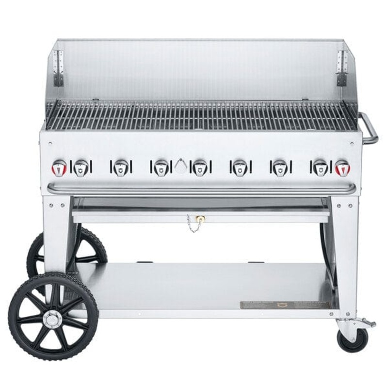 Crown Verity 48" Mobile Gas Grill with Windguard Package (50/100lb Tanks Only)