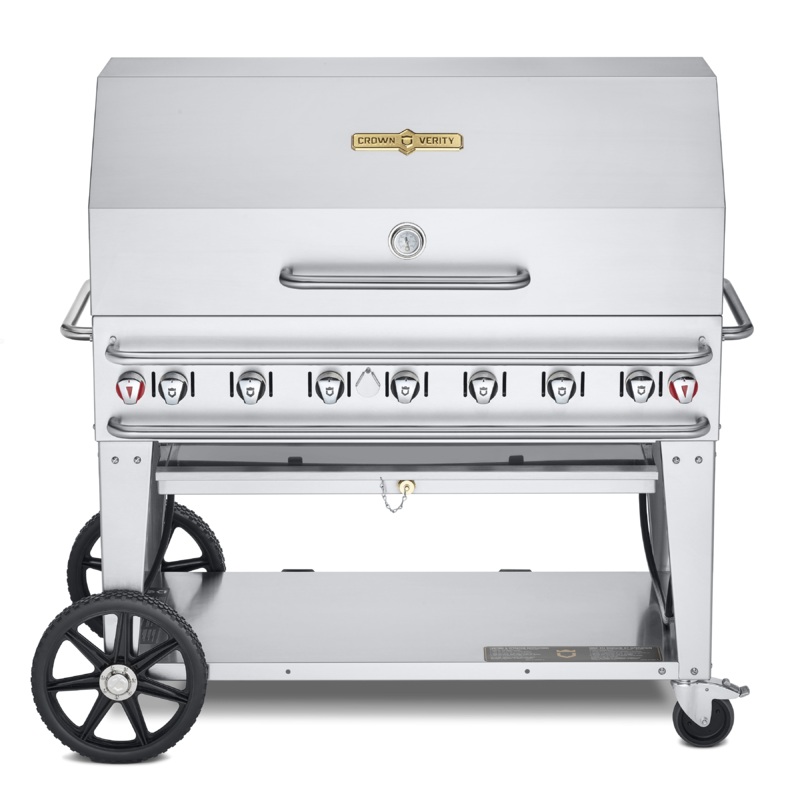 Crown Verity 48" Rental Gas Grill with Dome Package