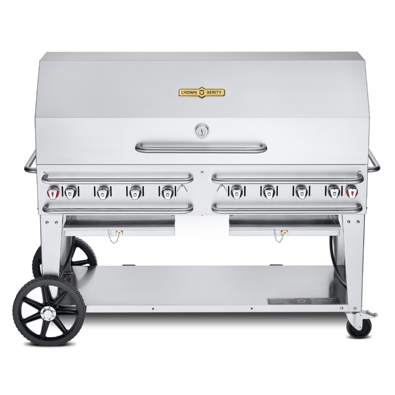 Crown Verity 60" Rental Gas Grill with Dome Package