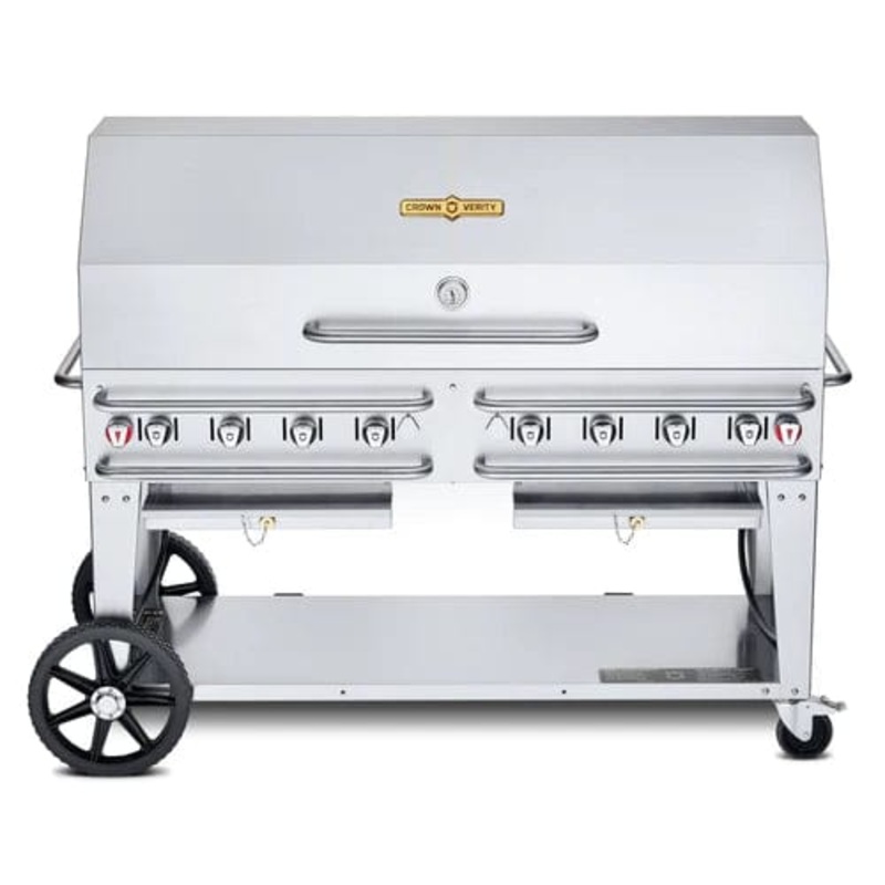 Crown Verity 60" Rental Gas Grill with Dome Package (50/100lb Tanks Only)