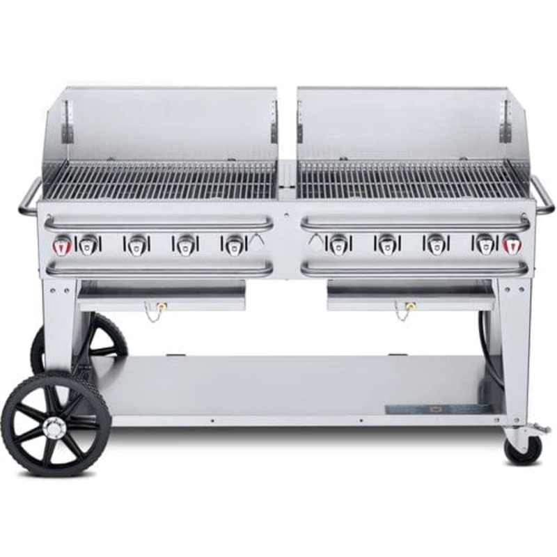 Crown Verity 60" Rental Gas Grill with Windguard Package (50/100lb Tanks Only)